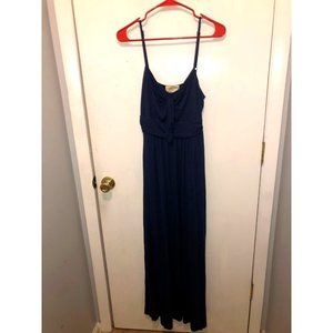 NEW Anthropologie Moulinette Soeurs SZ Medium Spaghetti Strap Maxi Dress